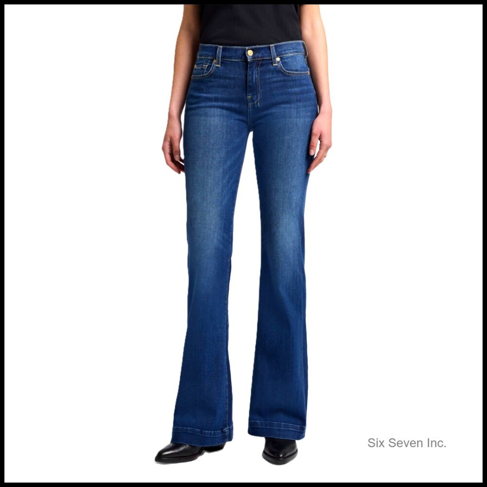 Flared Jeans Regular Fit Tailorless Dojo Stretch Denim Y2k Chic Classic
